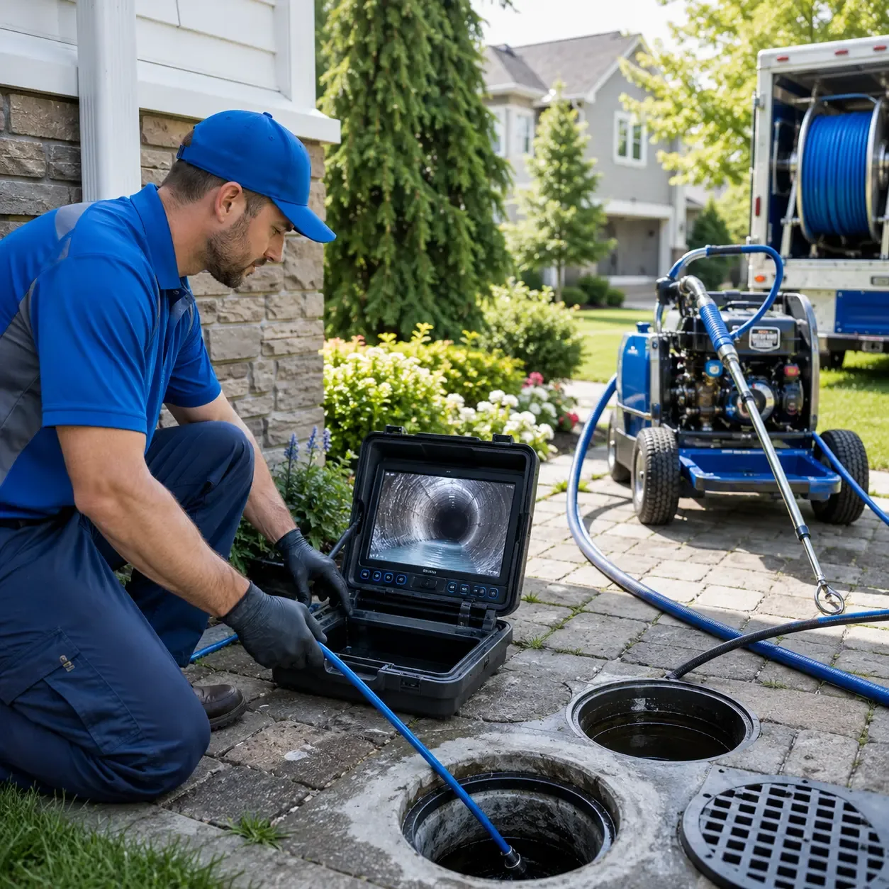 Outdoor drain cleaning professionals serving Strafford, VT